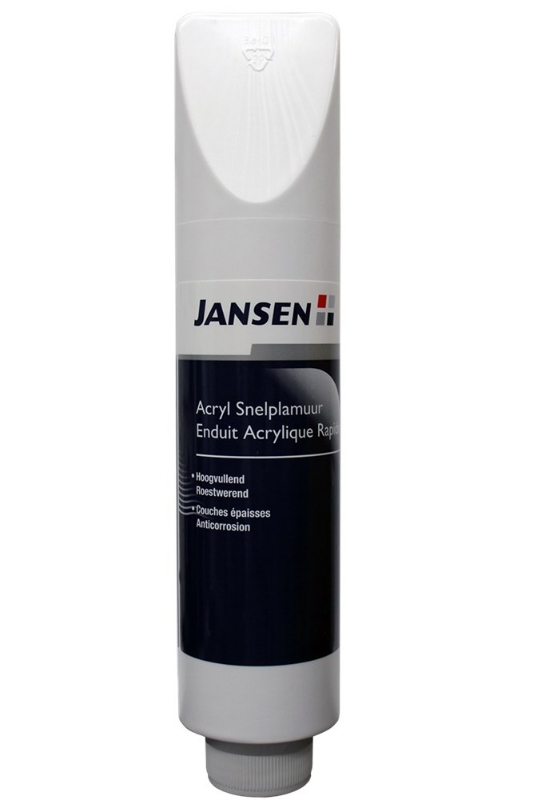 Afbeeldingen van Jansen Acrylplamuur Rapid 1.3KG Tube