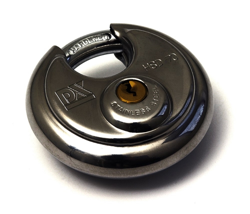 Afbeeldingen van Discusslot 70mm RVS no.701