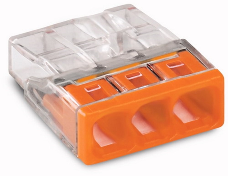 Afbeeldingen van WAGO 3V lasklem mini 3x0.5-2.5 (100)