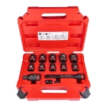 Afbeeldingen van Shockwave™ dop Hex 1/2 kort set-13pc