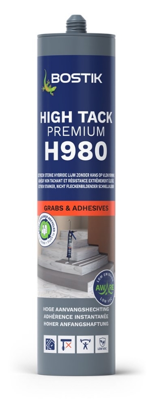 Afbeeldingen van Bostik H980 High Tack Premium 290ml wit