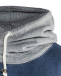 Afbeeldingen van Blåkläder/Hooded Sweatshirt/3399/Blauw melange/Grijs/M