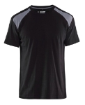 Afbeeldingen van Blåkläder/T-shirt bi-colour/3379/Zwart/Grijs/M