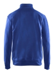 Afbeeldingen van Blåkläder/Sweatshirt met halve rits/3369/Korenblauw/L