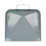 Afbeeldingen van Stofblik metaal grijs