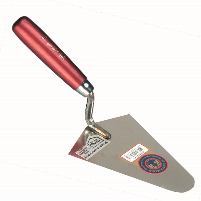 Afbeeldingen van Pleistertroffel rond, RVS 160mm