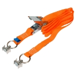 Afbeeldingen van Konvox Smartlok Spanband 25mm rtl 906 fitting 5018 LC400daN 2m oranje