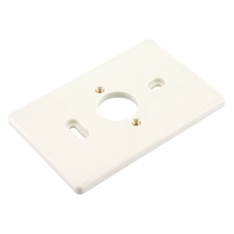 Afbeeldingen van 1414 Montageplaat 2voudig Wit RAL9010