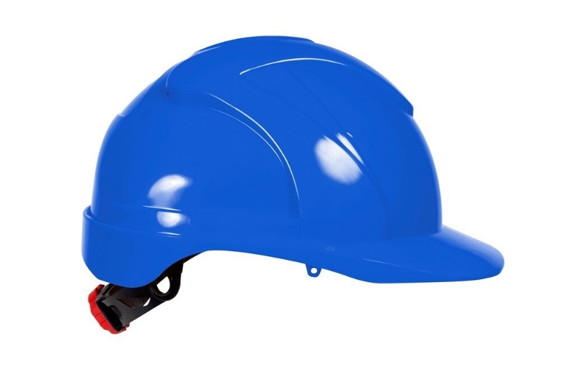 Afbeeldingen van Helm ABS 6-punts plastic binnenwerk draaiknop blauw