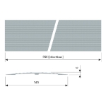 Afbeeldingen van SECUCARE DREMPELVERVANGER BLANK GEANODIS 950X