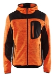 Afbeeldingen van Blåkläder/Gebreid vest met softshell/4930/High Vis Oranje/Zwart/M