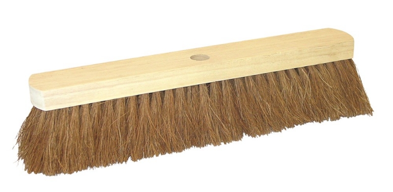 Afbeeldingen van Industrieveger plat ongelakt kokos 29 cm FSC 100%