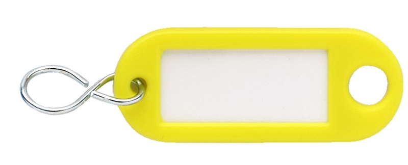 Afbeeldingen van Sleutellabel geel