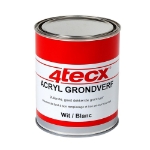 Afbeeldingen van 4Tecx Acryl grondverf grijs 0,75ltr