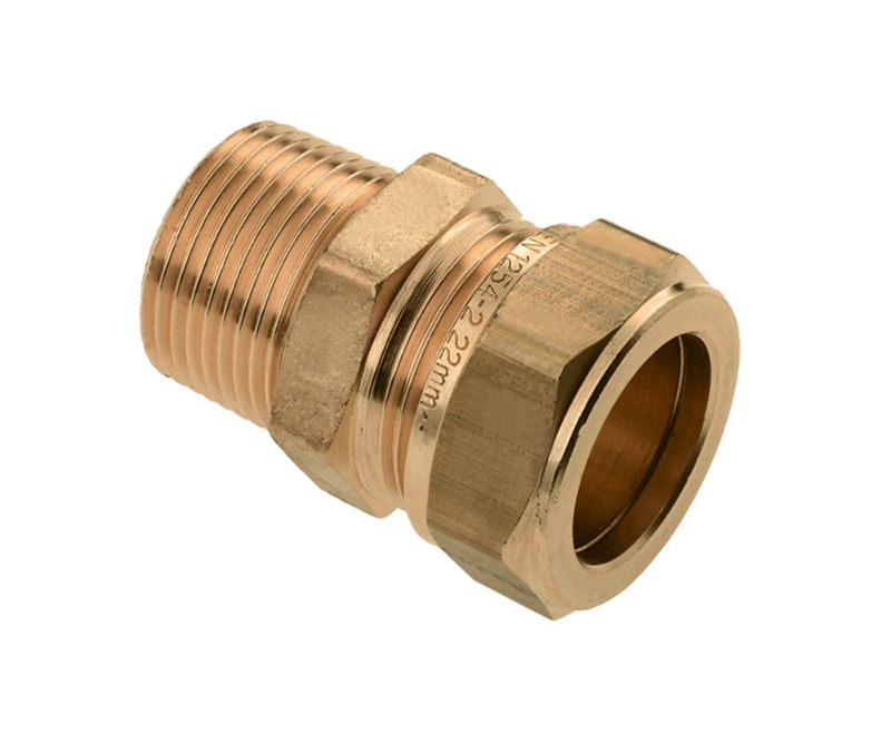 Afbeeldingen van BONFIX Knel messing puntstuk 3/4" bu.dr. x 15