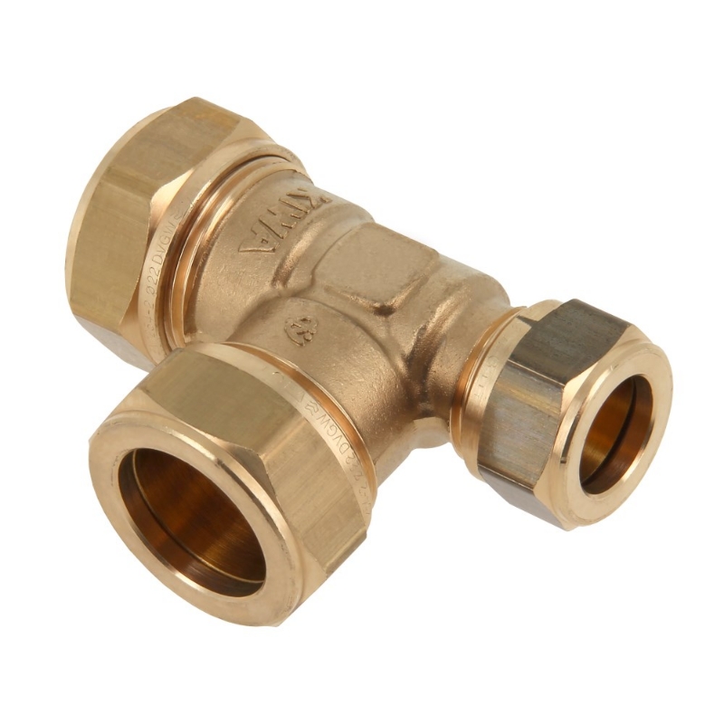 Afbeeldingen van BONFIX 825822 knel verloop T-stuk 22 x 22 x 15