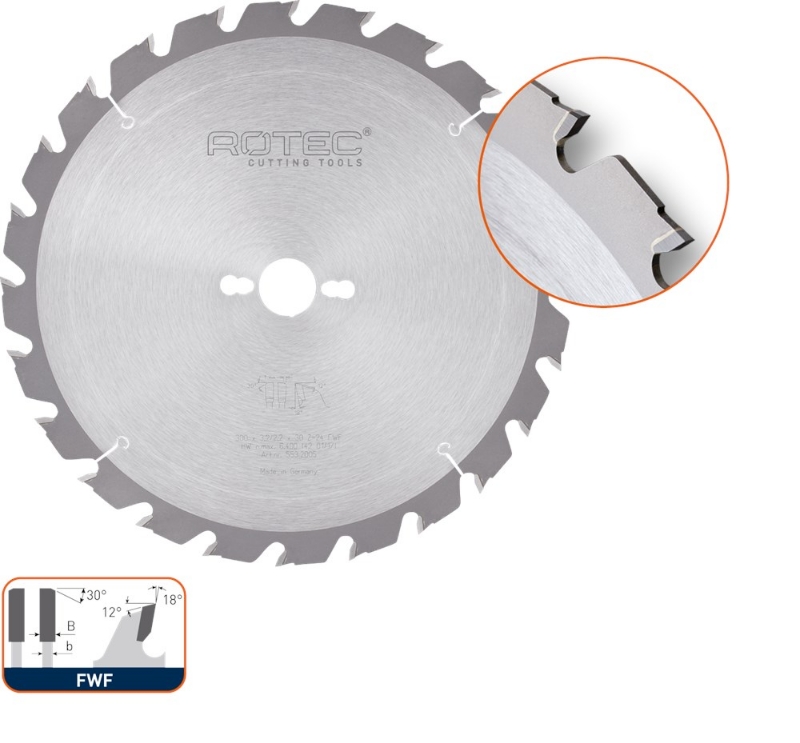 Afbeeldingen van HM zgbl. Bouw ø300x30 Z24 FWF [1]
