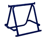 Afbeeldingen van Metselschraag 40x40cm blauw gelakt Q235