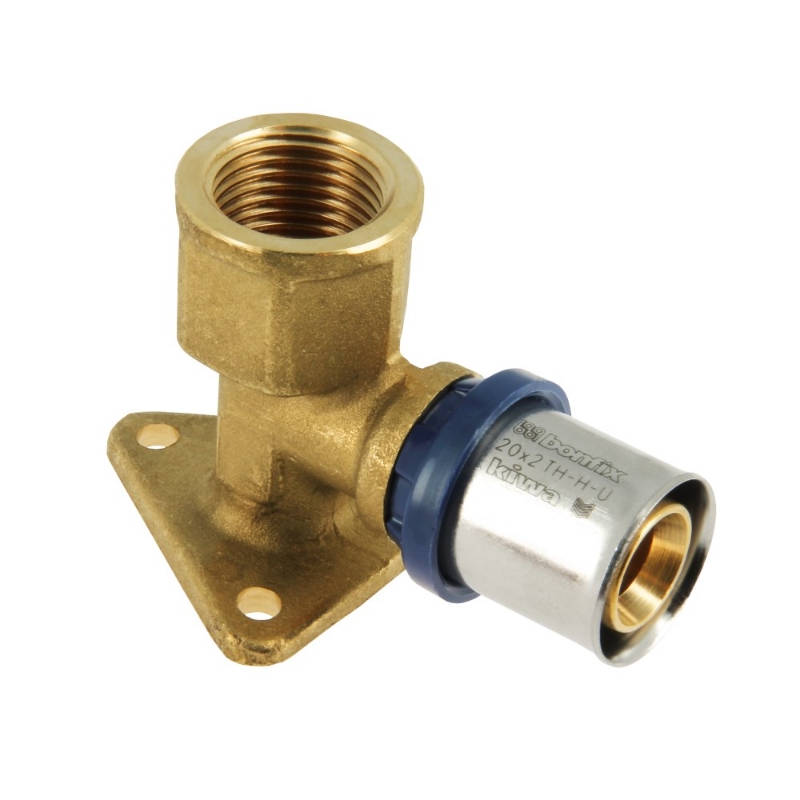 Afbeeldingen van BONFIX 837610 alu-pers muurplaat 1/2 X 20 Hoogte = 47 mm