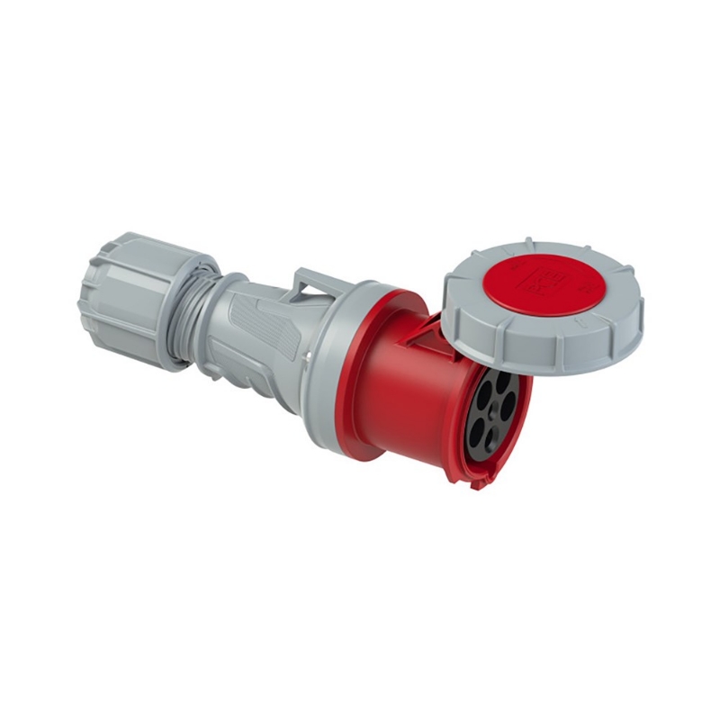 Afbeeldingen van CEE contrastekker 63A 5p 400V 6h rood IP67 Power Twist