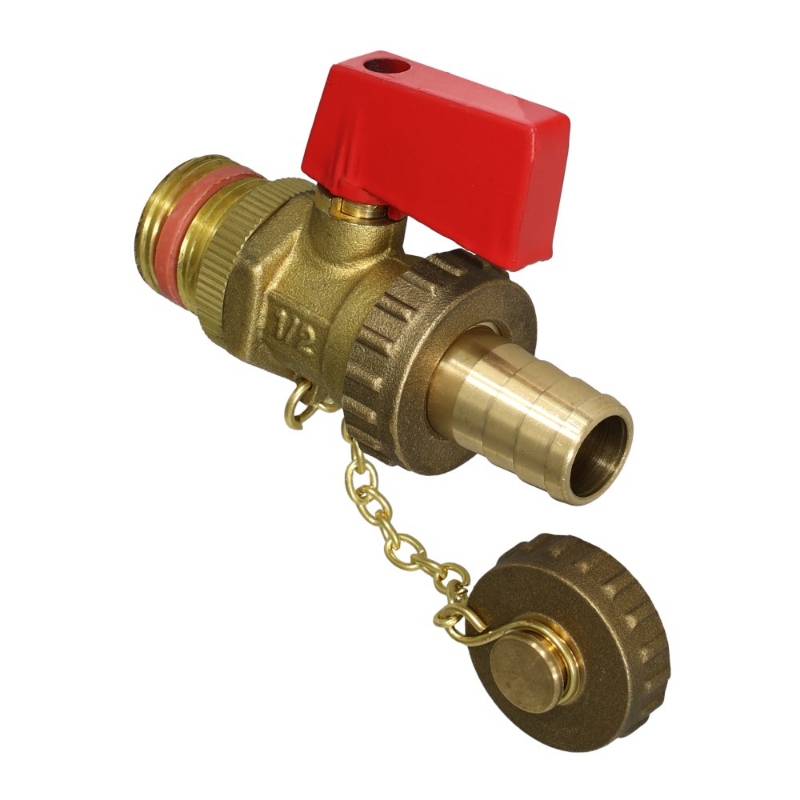 Afbeeldingen van BONFIX 829710 vul- en aftapkraan 1/2 inclusief knop