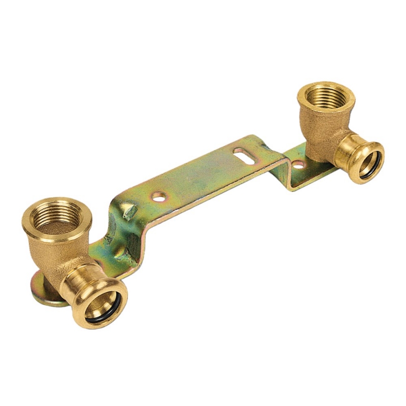 Afbeeldingen van BONFIX 834005 M-Press brons water muurbeugel ½ x 15