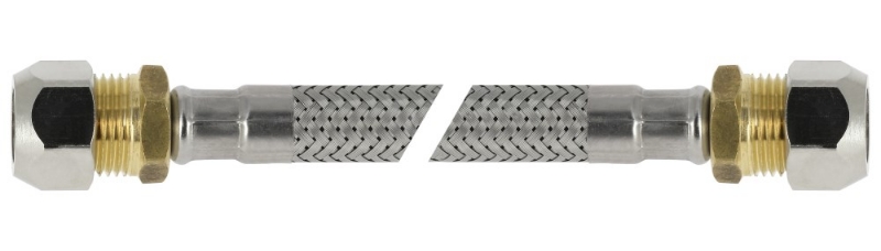 Afbeeldingen van BONFIX Blister RVS Flexibele slang 35 cm 10 m