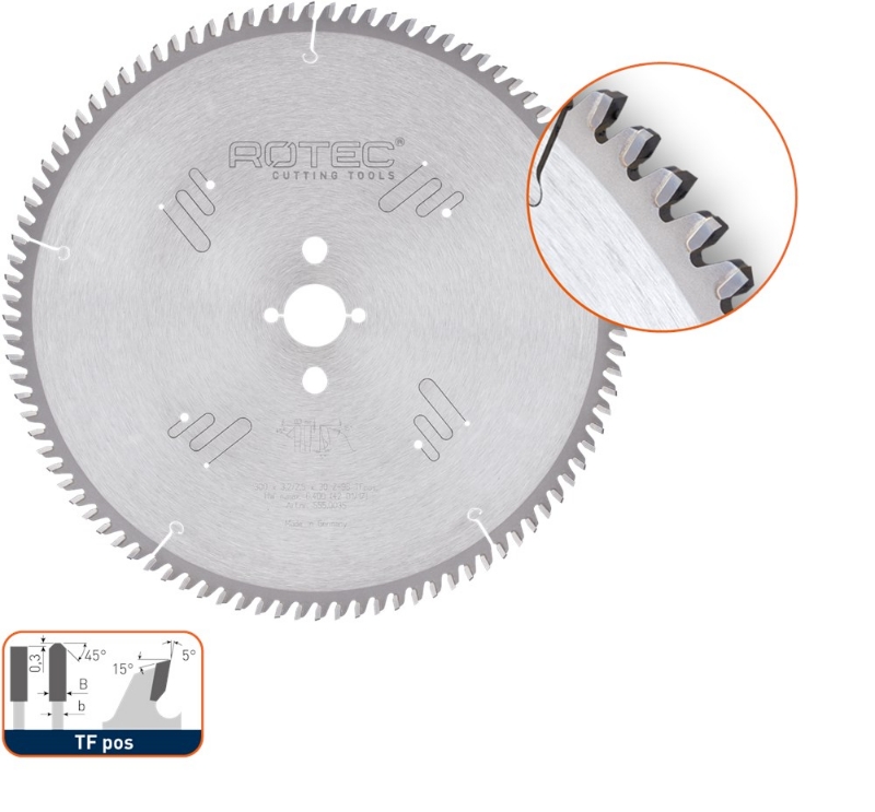 Afbeeldingen van HM Zgbl. ALU ø250x30 Z80 TF pos [1]