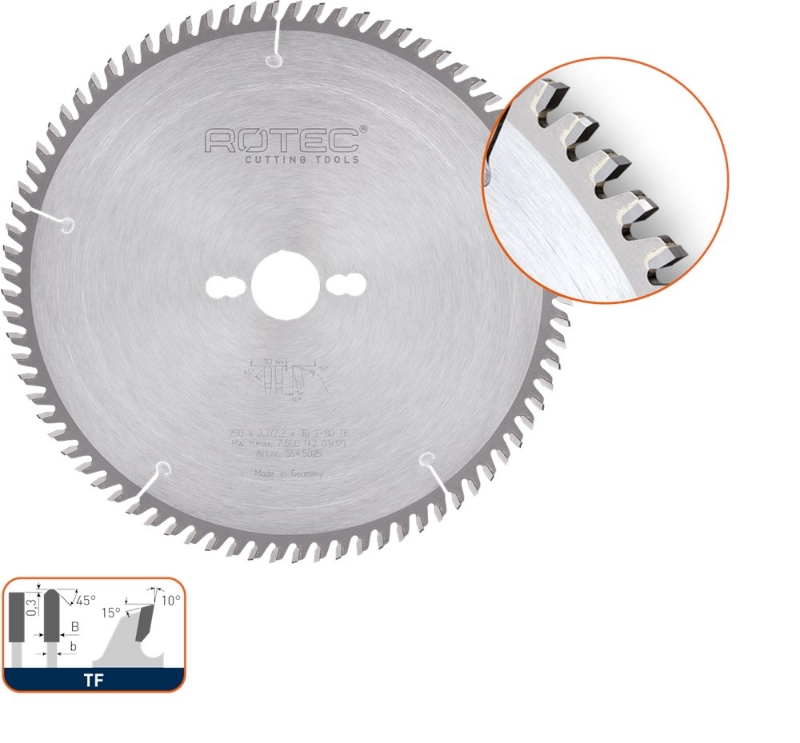 Afbeeldingen van HM Trap/Vlakzg. ø160x20 Z48 TF [1]