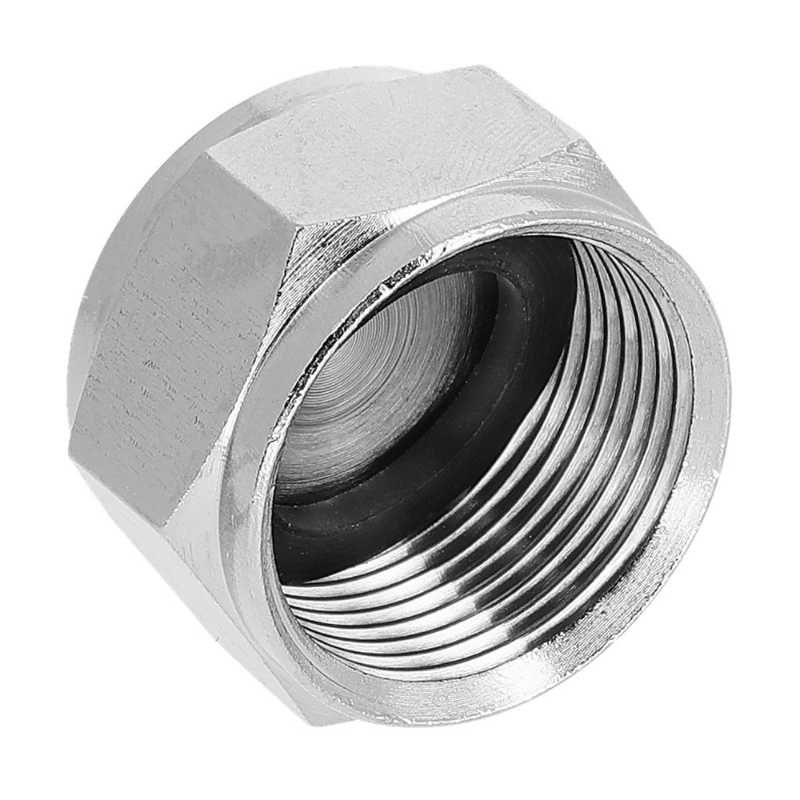 Afbeeldingen van BONFIX Eindkoppeling messing vernikkeld M24 1