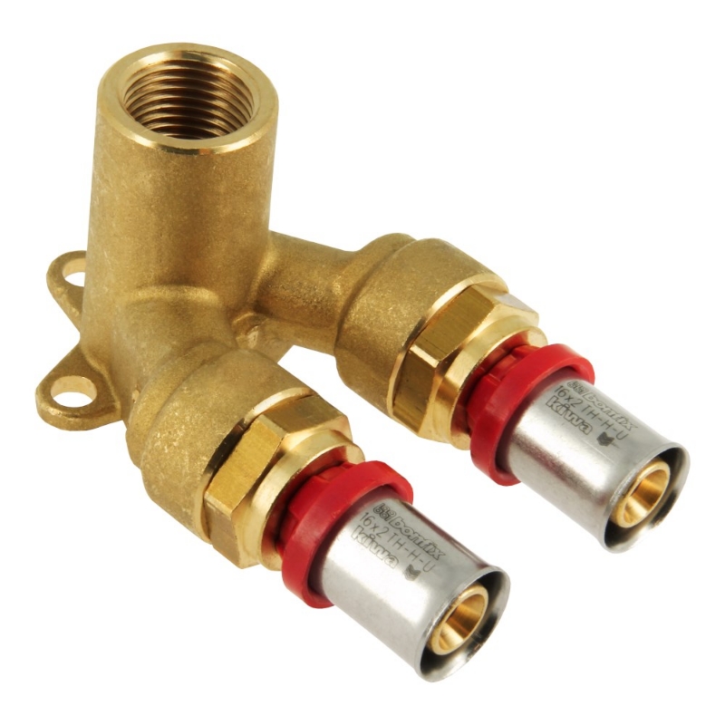 Afbeeldingen van BONFIX 838605 alu-pers muurpl dubbel 16 x 1/2 x 16