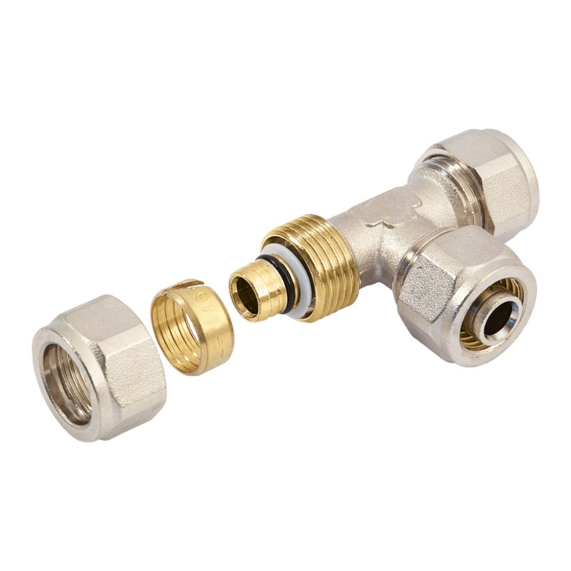 Afbeeldingen van BONFIX 840910 Alu-knel T-stuk 16