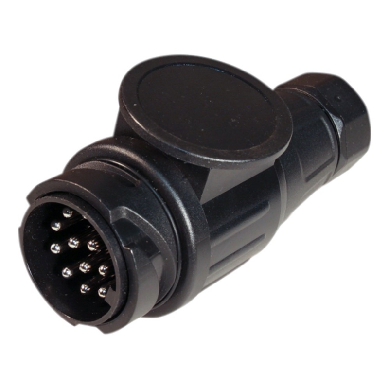 Afbeeldingen van STEKKER 13 - POLIG , KUNSTSTOF, SCHROEF CONTA